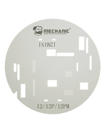 Order the Mechanic UFO Screen Protection Planting Tin Steel Stencil For iPhone 12 Mini 12 12P 12PM Not Returnable.






