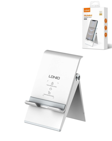 LDNIO MG07 Universal Foldable Phones & Tablets Holder (WHITE) (Only Ground Shipping)