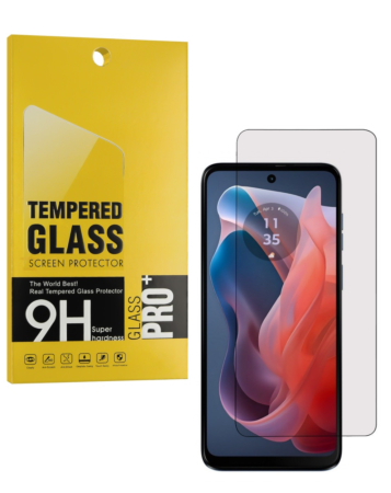 Clear Tempered Glass for Motorola G Play (2024) (2.5D / 1 Piece)