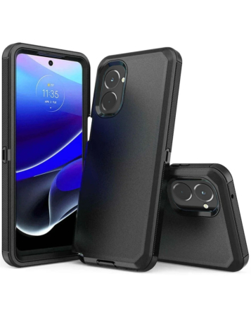 Heavy Duty Case for Moto G Power 5G (2024) (BLACK) (Only Ground Shipping)