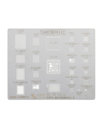 Order the MiJing 3D BGA Reball Stencil for iPhone XS and XR, A12-1, not returnable.