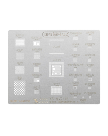 Buy the MiJing 3D BGA Reball Stencil for iPhone XS Max A12-2 — Not Returnable.