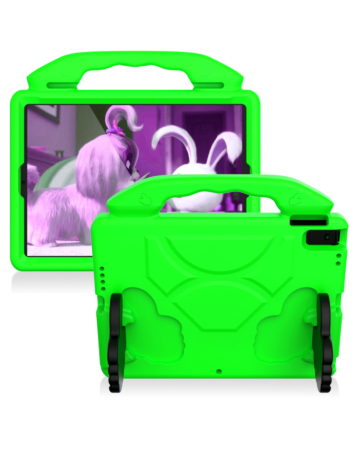 Hand - Held Stand Kids Case - GREEN for iPad Mini 1 / 2 / 3 / 4 / 5 (Only Ground Shipping)