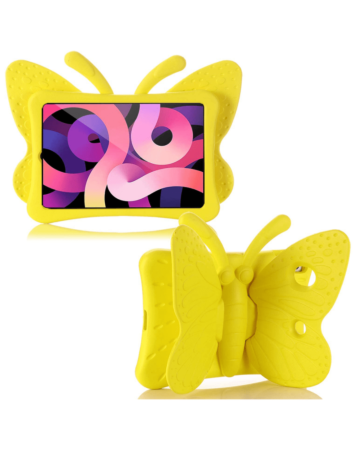 Butterfly Shockproof Kids Case - YELLOW for iPad Mini 6 / 7 (A17 Pro) (Only Ground Shipping)