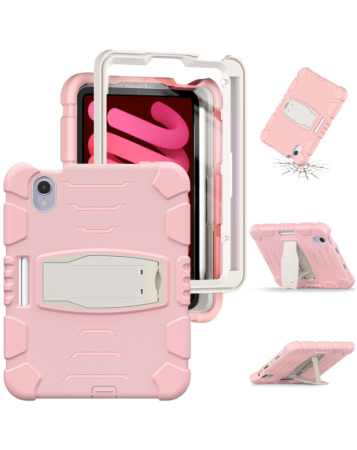 Full Body Protection Case - CHERRY PINK for iPad Mini 6 / 7 (A17 Pro) (Only Ground Shipping)