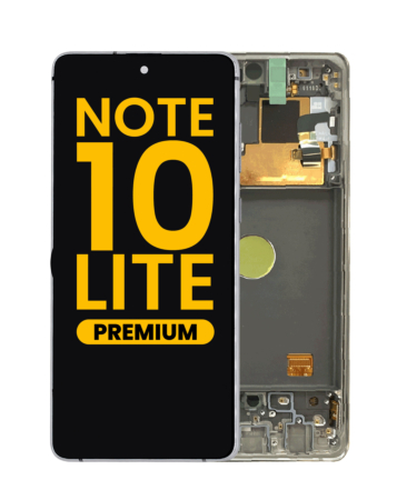 OLED Assembly with Frame for Galaxy Note 10 Lite N770 (AURA GLOW) (Premium)