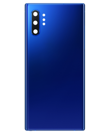 Buy the Back Glass with Camera Lens for Galaxy Note 10 Plus, US and International, Service Pack, in Aura Blue.
