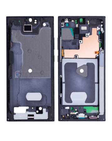 Buy the middle frame housing for Galaxy Note 20 Ultra in Mystic Black.
