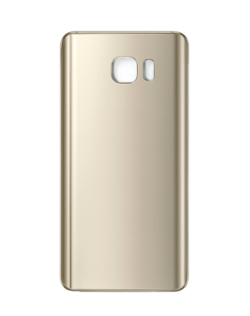 Purchase the Back Glass with Camera Lens and Adhesive for Galaxy Note 5 No Logo in Gold Platinum.