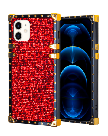 Shiny Luxury Design Case - Style 18 for iPhone 12 / 12 Pro (Only Ground Shipping)