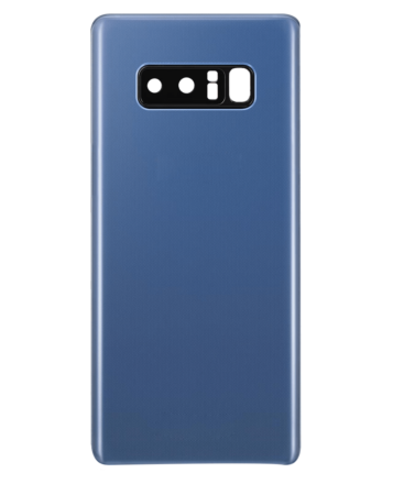 Order the Back Glass with Camera Lens and Adhesive for Galaxy Note 8 in Deep Sea Blue, no logo.