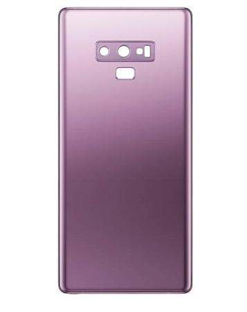 Shop the Back Glass with Camera Lens for Galaxy Note 9 US and International versions in Lavender Purple, Service Pack.