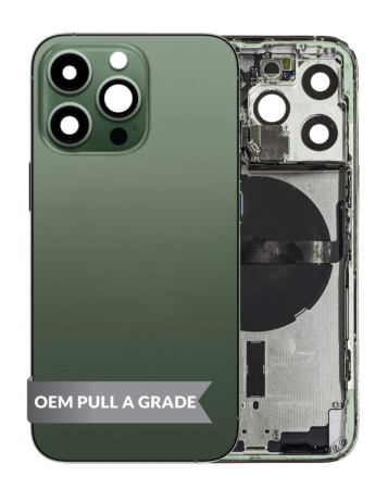 Housing Frame with Small Parts Pre-Installed for iPhone 13 Pro (GREEN) (International) (OEM Pull A Grade)