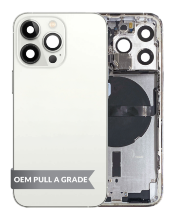 Housing Frame with Small Parts Pre-Installed for iPhone 13 Pro (SILVER) (International) (OEM Pull A Grade)