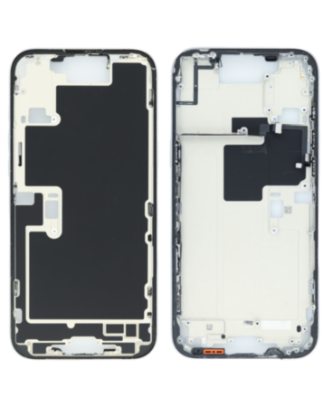 Back Housing Frame with Small Parts Pre-Installed for iPhone 16 Pro Max (WHITE TITANIUM) (International) (OEM Pull A Grade)