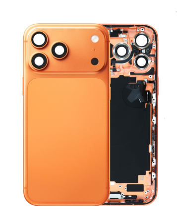 Back Housing Frame with Small Components Pre-Installed for iPhone 17 Pro Max (COSMIC ORANGE) (International Version) (OEM Pull A Grade)