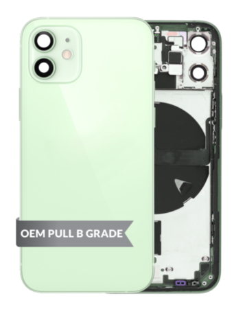 Housing Frame with Small Parts Pre-Installed for iPhone 12 Mini (GREEN) (International) (OEM Pull B Grade)