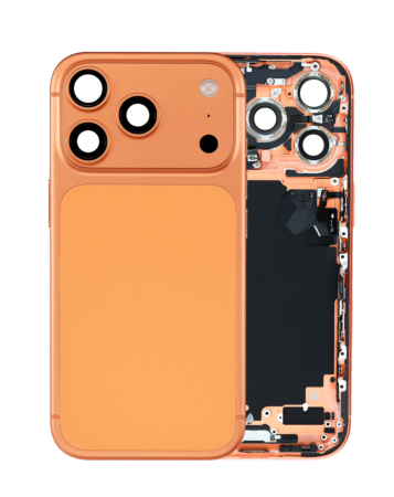 Back Housing Frame with Small Components Pre-Installed for iPhone 17 Pro (COSMIC ORANGE) (US Version) (OEM Pull B Grade)