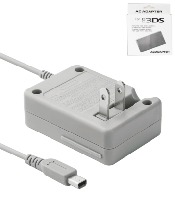 AC Adapter with US Cable for Nintendo New 3DS XL / New 3DS / 3DS XL / 3DS / New 2DS XL / New 2DS / 2DS / DSi XL / Dsi (Only Ground Shipping)