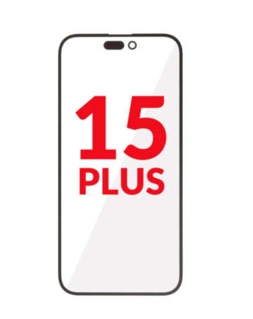 2-in-1 (Front Glass + OCA) for iPhone 15 Plus (Premium) (Pack of 10)