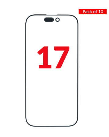 Front Glass with OCA (Pack of 10) for iPhone 17 (Premium)