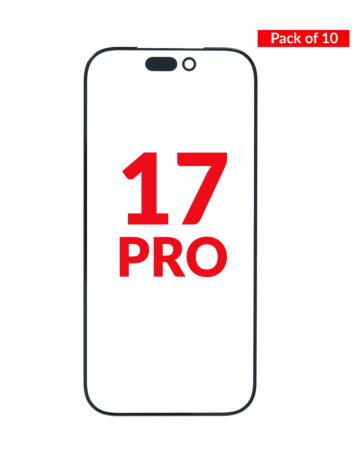 Front Glass with OCA (Pack of 10) for iPhone 17 Pro (Premium)