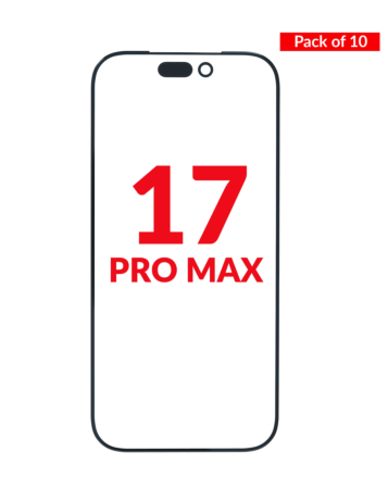 Front Glass with OCA (Pack of 10) for iPhone 17 Pro Max (Premium)