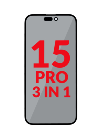 G+ OCA PRO 3-in-1 (Front Glass + Polarizer Film + OCA) for iPhone 15 Pro (Premium)