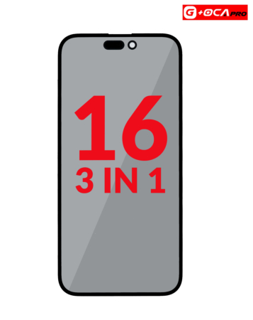 3in1 (Front Glass + Polarizer Film + OCA) for iPhone 16 (Premium)