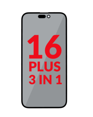G+ OCA PRO 3-in-1 (Front Glass + Polarizer Film + OCA) for iPhone 16 Plus (Premium)