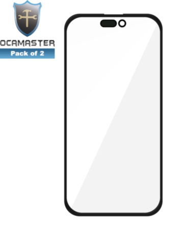Purchase the iPhone 14 Pro Max OCA Master with front glass and OCA pre-installed, 2 in 1, pack of 2, premium quality.