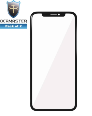 Grab the wholesale deals on the iPhone XS Max OCA Master 3-in-1 pack of 2 – front glass, frame, and OCA pre-installed, premium quality.


