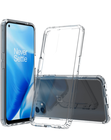 OnePlus Nord N200 5G Hybrid Case with Air Cushion Technology - CLEAR (Only Ground Shipping)