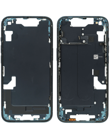 Stock up on the black middle frame with parts for iPhone 14 international version OEM pull A grade.

