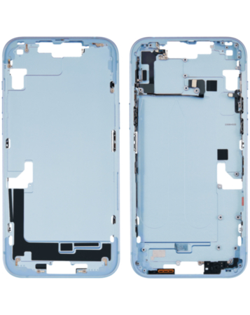 Shop the middle frame with parts for the iPhone 14 Plus — in Blue, International version, OEM pull B grade.