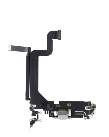 Shop the Charging Port Flex Cable for iPhone 14 Pro Max in Silver, premium quality.
