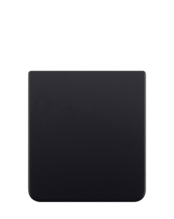 Outer Bottom Panel Back Glass FOR Galaxy Z Flip 3 5G F711 (MYSTIC BLACK) (OEM Pull)