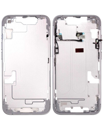 Shop the purple middle frame with small parts for iPhone 14 US version OEM pull A grade.

