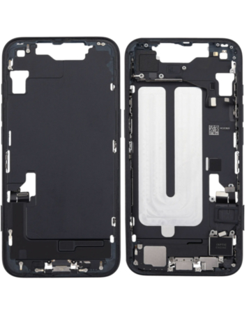 Middle Frame with Small Parts iPhone 16e (BLACK) (International Version) (OEM Pull B Grade)