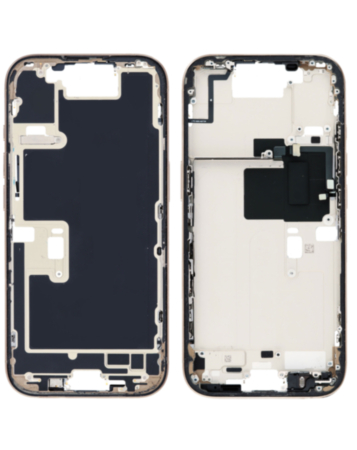 Middle Frame with Photo Capture Button and Small Parts for iPhone 16 Pro (DESERT TITANIUM) (US Version) (OEM Pull B Grade)