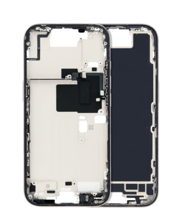 Middle Frame with Parts for iPhone 16 Pro (NATURAL TITANIUM) (Oem Pull A Grade) (US Version)
