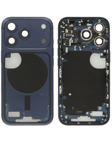 Middle Frame with Small Parts for iPhone 17 Pro (DEEP BLUE) (International Version) (OEM Pull A Grade)