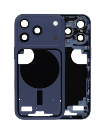 Middle Frame with Small Parts for iPhone 17 Pro (DEEP BLUE) (US Version) (OEM Pull A Grade)
