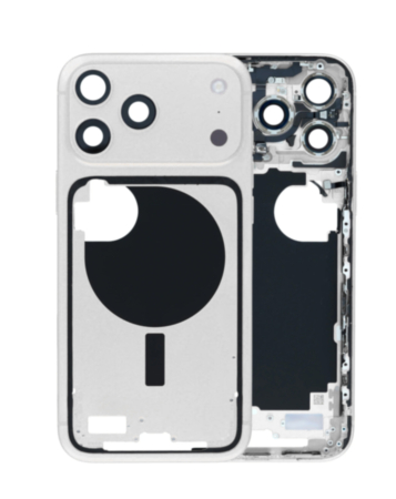 Middle Frame with Small Parts for iPhone 17 Pro Max (SILVER) (US Version) (OEM Pull A Grade)