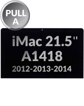iMac 21.5" 2K (A1418, Late 2012 / Late 2013 / Mid 2014) (LM215WF3 SDD1 / D2 / D3) LCD Assembly (OEM Pull A Grade) (Only Ground Shipping)