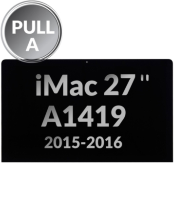 iMac 27" Retina 5K (A1419, Late 2015 / Early 2016) (LM270QQ1 SDB1) LCD Assembly (OEM Pull A Grade) (Only Ground Shipping)