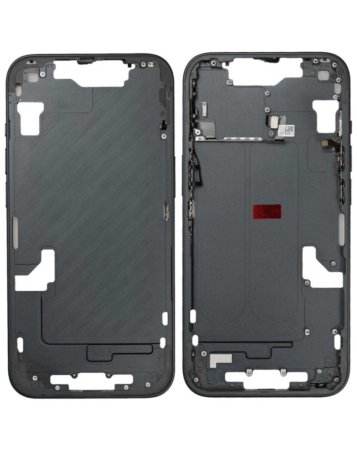 Buy the midnight middle frame with small parts for iPhone 14 US version OEM pull B grade.

