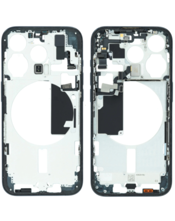 Middle Frame with Small Parts for iPhone 15 Pro (BLUE TITANIUM) (International Version)