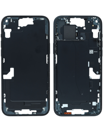 Shop the middle frame with parts for iPhone 15 Plus — black, international version, OEM pull A grade.