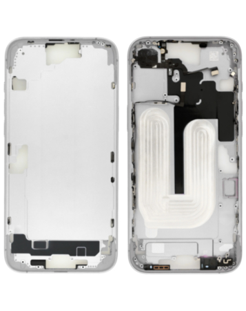 Middle Frame with Small Parts for iPhone 16 Plus (WHITE) (International Version)